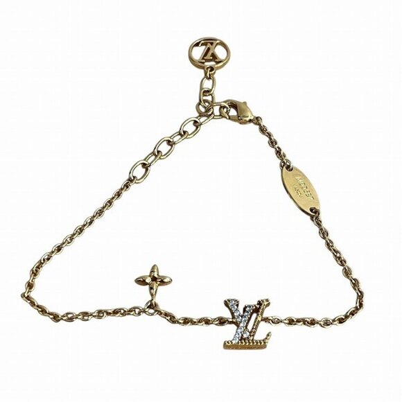 LOUIS VUITTON Gold Charm Bracelet - Picture 1 of 9